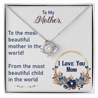 Load image into Gallery viewer, For My Mother - Love Knot Necklace
