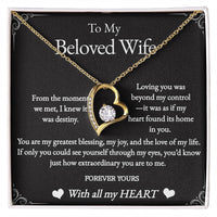 Load image into Gallery viewer, To My Beloved  Wife Necklace
